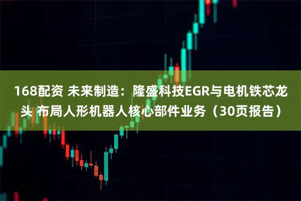 168配资 未来制造：隆盛科技EGR与电机铁芯龙头 布局人形机器人核心部件业务（30页报告）
